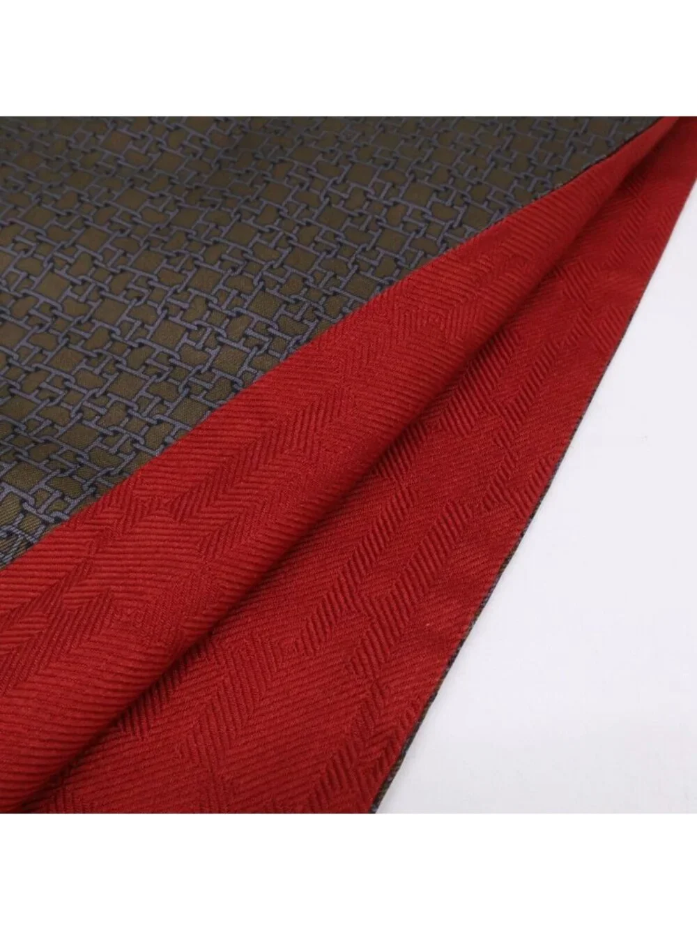 Hermes Allover Silk Wool Shawl Scarf